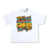 White beautiful crazy Urban Heavy Tee - NancyCooperArtShop