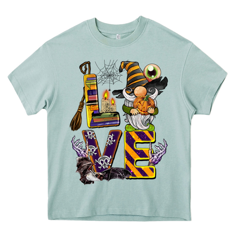 Halloween Love Gnome Heavy Core Tee by BarkalooDesign | Teevron