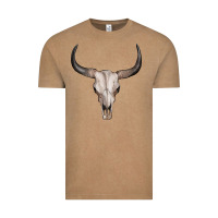 Vintage Coffee bullskull Vintage Tee - Artiststas