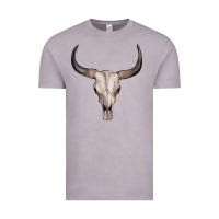 Vintage Zinc bullskull Vintage Tee - Artiststas