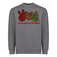 Storm peace love christmas Heavyweight Sweatshirt - BarkalooDesign