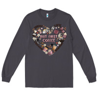 Smoke but first coffee Long Sleeve Tee - MaliasSmallBusiness