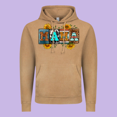 License Letters Western Mama Vintage Hoodie Designed By Ranaportraitstore