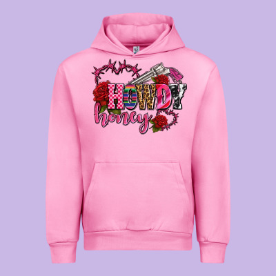 Howdy Honey Rose Olivia Urban Hoodie Designed By Oliviacreatesart