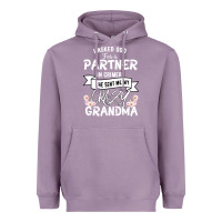 Lavender I Asked God For a Partner In Crime He Sent Me My Crazy Grandma Heavyweight Hoodie - Bettercallsaul