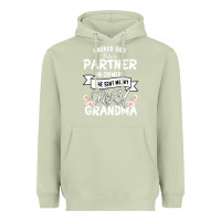 Matcha I Asked God For a Partner In Crime He Sent Me My Crazy Grandma Heavyweight Hoodie - Bettercallsaul