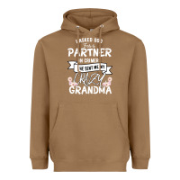 Toasted Coconut I Asked God For a Partner In Crime He Sent Me My Crazy Grandma Heavyweight Hoodie - Bettercallsaul