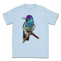Dusty Blue Rivoli`s Hummingbird Classic Tee - LillyAllenDesigns