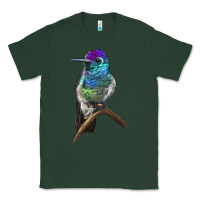Sports Green Rivoli`s Hummingbird Classic Tee - LillyAllenDesigns