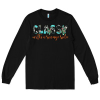 Black classy with a savage side Long Sleeve Tee - JahusDesignShop