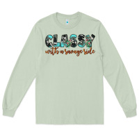 Matcha classy with a savage side Long Sleeve Tee - JahusDesignShop