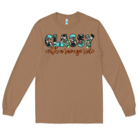 Toasted Coconut classy with a savage side Long Sleeve Tee - JahusDesignShop