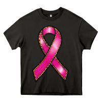 Asphalt breast cancer ribbon Heavy Core Tee - RanaPortraitStore