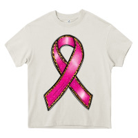 Cream breast cancer ribbon Heavy Core Tee - RanaPortraitStore