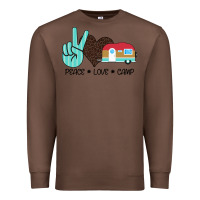 Chestnut Peace Love Camp Premium Sweatshirt - Bettercallsaul