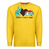 Lemon Peace Love Camp Premium Sweatshirt - Bettercallsaul