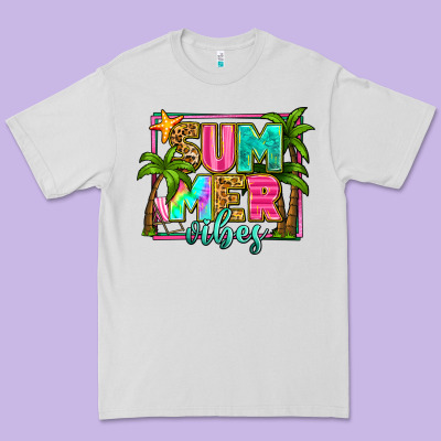 Summer Vibes Premium Tee Designed By Zillion Design Studio