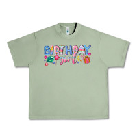 Oil Green birthday girl Urban Heavy Tee - NancyCooperArtShop