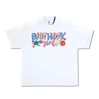 White birthday girl Urban Heavy Tee - NancyCooperArtShop