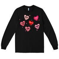 Black howdy valentine Long Sleeve Tee - MaliasSmallBusiness