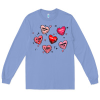 Colony Blue howdy valentine Long Sleeve Tee - MaliasSmallBusiness