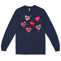 Navy howdy valentine Long Sleeve Tee - MaliasSmallBusiness