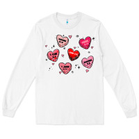White howdy valentine Long Sleeve Tee - MaliasSmallBusiness