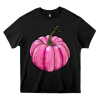 Black breast cancer awereness pumpkin Heavy Core Tee - RanaPortraitStore