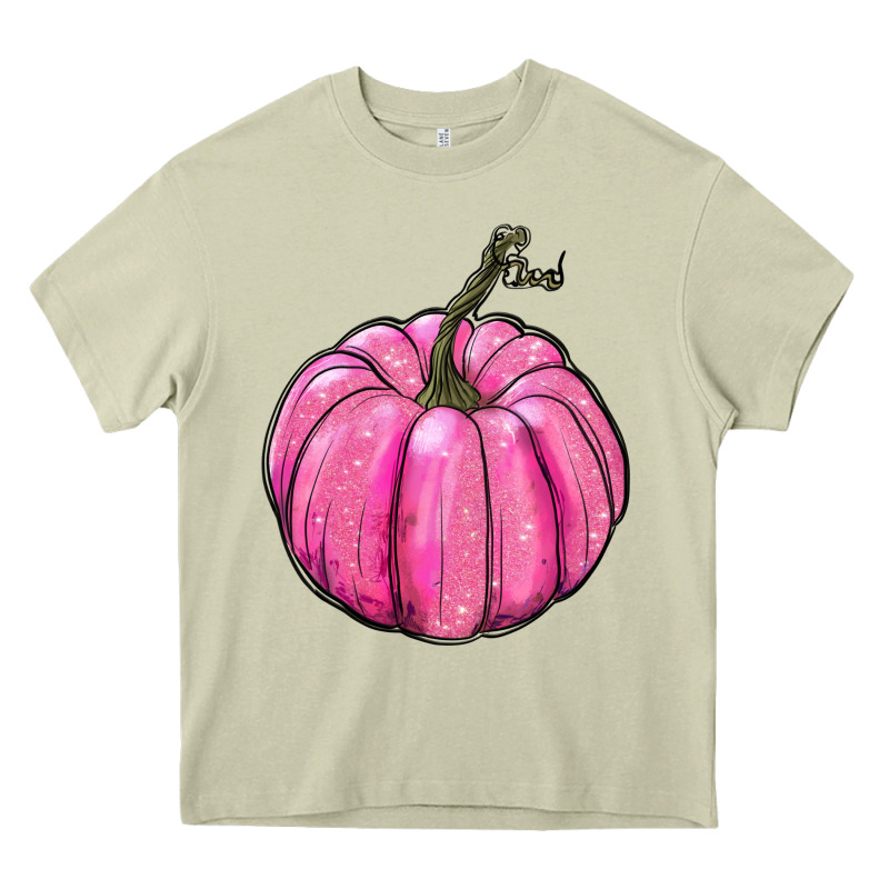 Breast Cancer Awereness Pumpkin Heavy Core Tee by RanaPortraitStore | Teevron