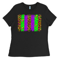 Black mardi gras brush stoke Ladies Tee - JahusDesignShop