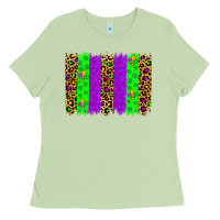 Matcha mardi gras brush stoke Ladies Tee - JahusDesignShop