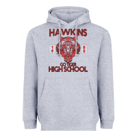 Heather Grey Go Tiger High School Heavyweight Hoodie - Bettercallsaul