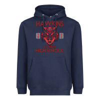 Navy Go Tiger High School Heavyweight Hoodie - Bettercallsaul