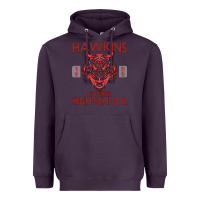 Plum Go Tiger High School Heavyweight Hoodie - Bettercallsaul