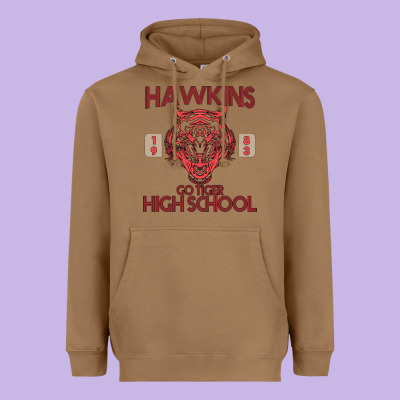 Go Tiger High School Heavyweight Hoodie Designed By Bettercallsaul