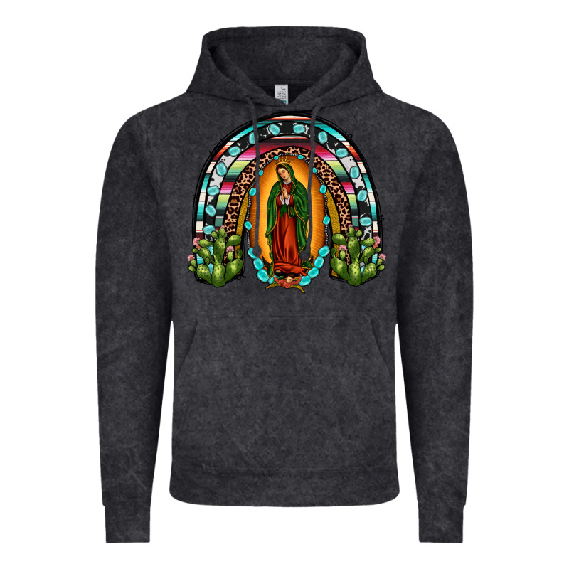 Our Lady Of Guadalupe Rainbow Vintage Hoodie by JahusDesignShop | Teevron