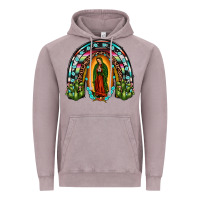 Vintage Zinc our lady of guadalupe rainbow Vintage Hoodie - JahusDesignShop