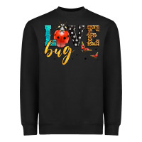 Black love bug lady bug Heavyweight Sweatshirt - LillyAllenDesigns