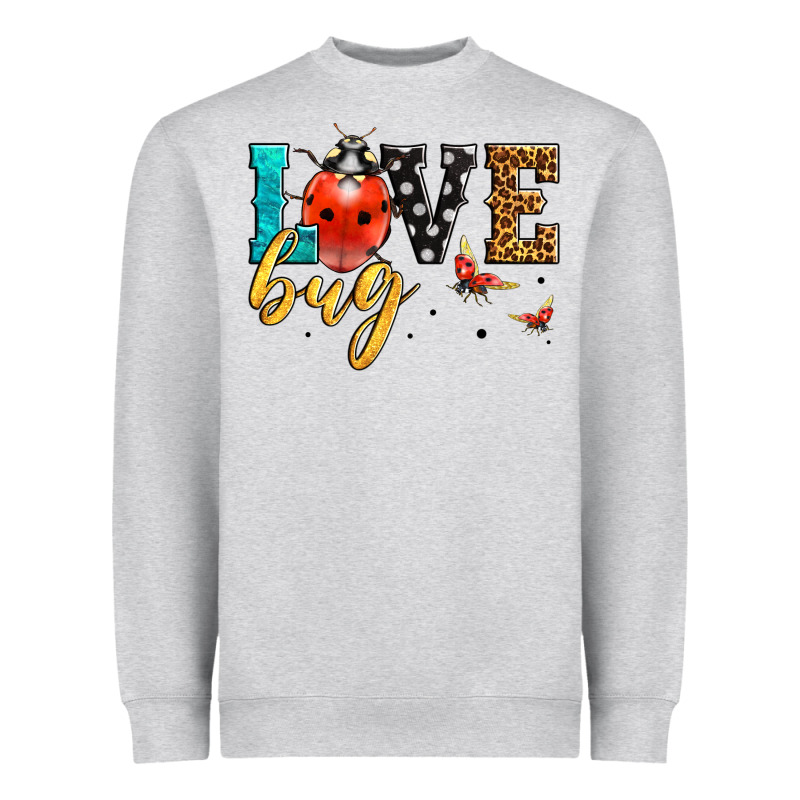 Love Bug Lady Bug Heavyweight Sweatshirt by LillyAllenDesigns | Teevron