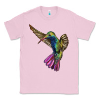 Bubblegum Pink Broad Billed Hummingbird Classic Tee - LillyAllenDesigns