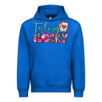 Cobalt feeling lucky Urban Hoodie - OliviaCreatesArt