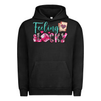 Pigment Black feeling lucky Urban Hoodie - OliviaCreatesArt