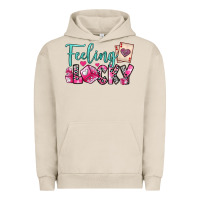 Pigment French Oak feeling lucky Urban Hoodie - OliviaCreatesArt
