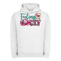 Pigment Lunar Rock feeling lucky Urban Hoodie - OliviaCreatesArt