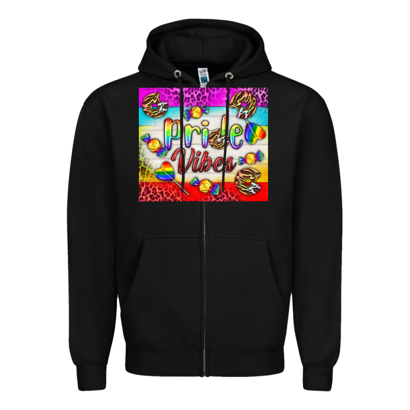 Pride Vibes Lgbtq+ Tumbler Zipper Hoodie by BundleAndBundleShop | Teevron