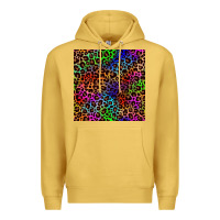 Antique Gold Pride leopard seamless pattern Premium Hoodie - NancyCooperArtShop