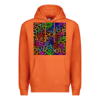 Carrot Pride leopard seamless pattern Premium Hoodie - NancyCooperArtShop
