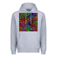 Heather Grey Pride leopard seamless pattern Premium Hoodie - NancyCooperArtShop