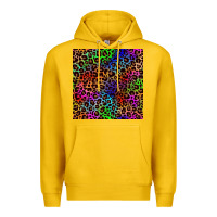 Lemon Pride leopard seamless pattern Premium Hoodie - NancyCooperArtShop