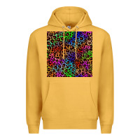 Mustard Pride leopard seamless pattern Premium Hoodie - NancyCooperArtShop
